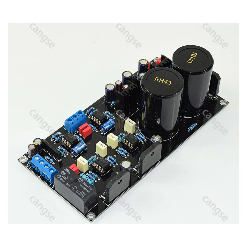 

LM3886 HIFI high power amplifier board OP07 DC servo 5534 independent op amp 68W+68W DIY assembly power amplifier board