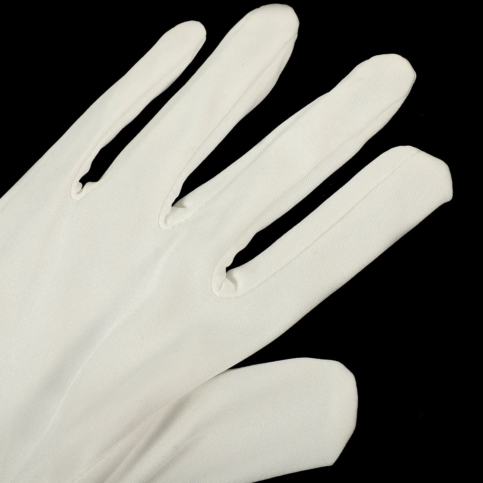 6Pairs Dust-Free Cloth Gloves Microfiber Breathable Comfortable Jewelry Inspection Gloves for Jewelry Store Coin Silver