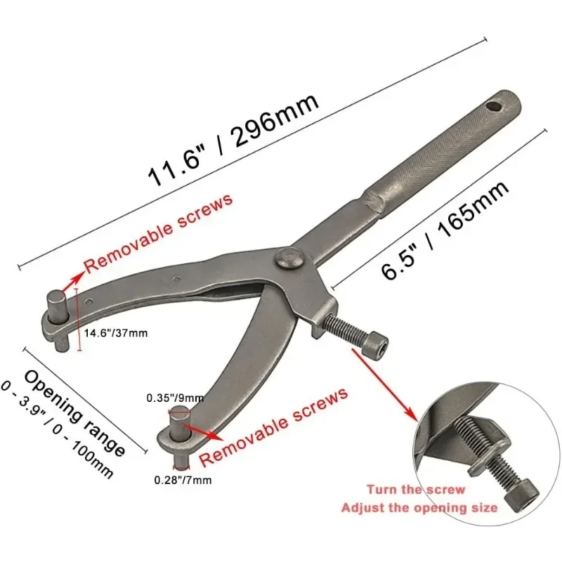 Flywheel Wrench Y-Type Belt Disc Magneto Fixing Clip Caliper Clutch Remove Holder Pulley Sprocket Spanner Motorcycle Repair Tool