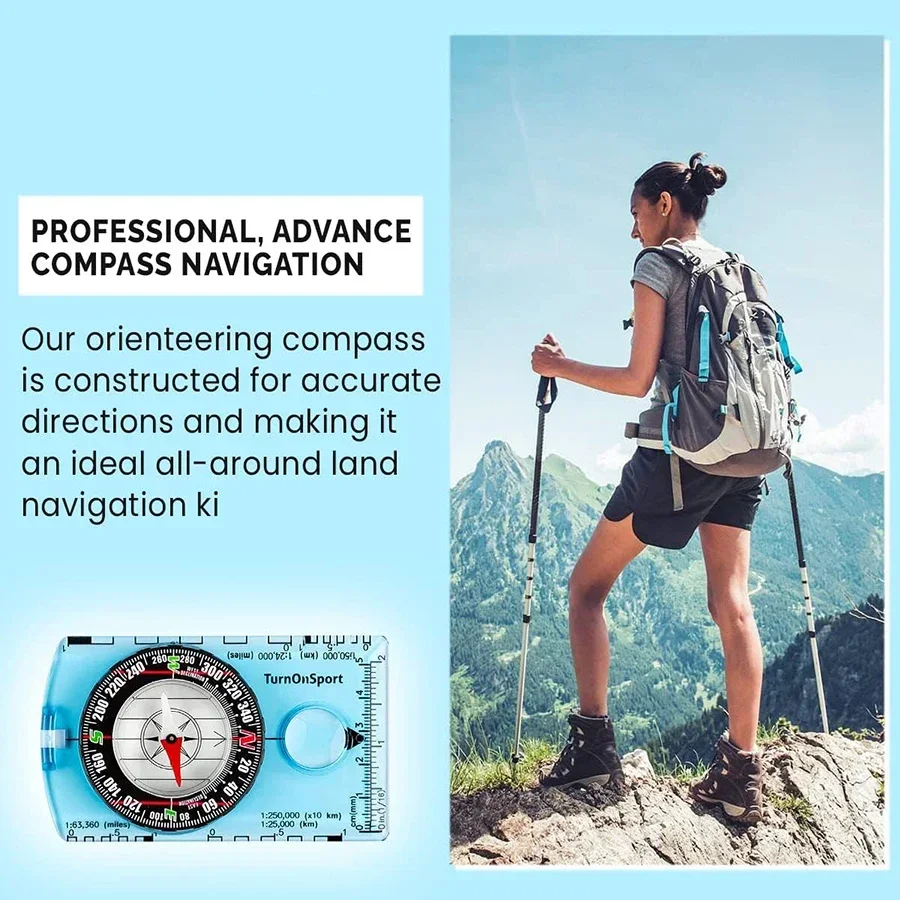 Waterproof Outdoor Camping Compass 4