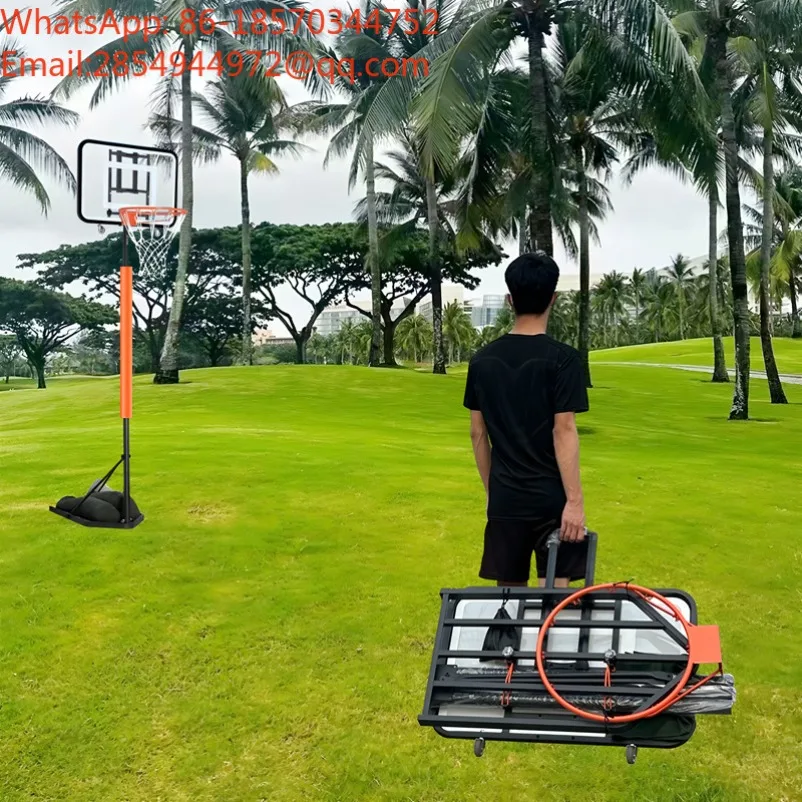 Ultra Portable Basketball Hoop Indoor and Outdoor Movable Lifting Game Training Basketball Frame