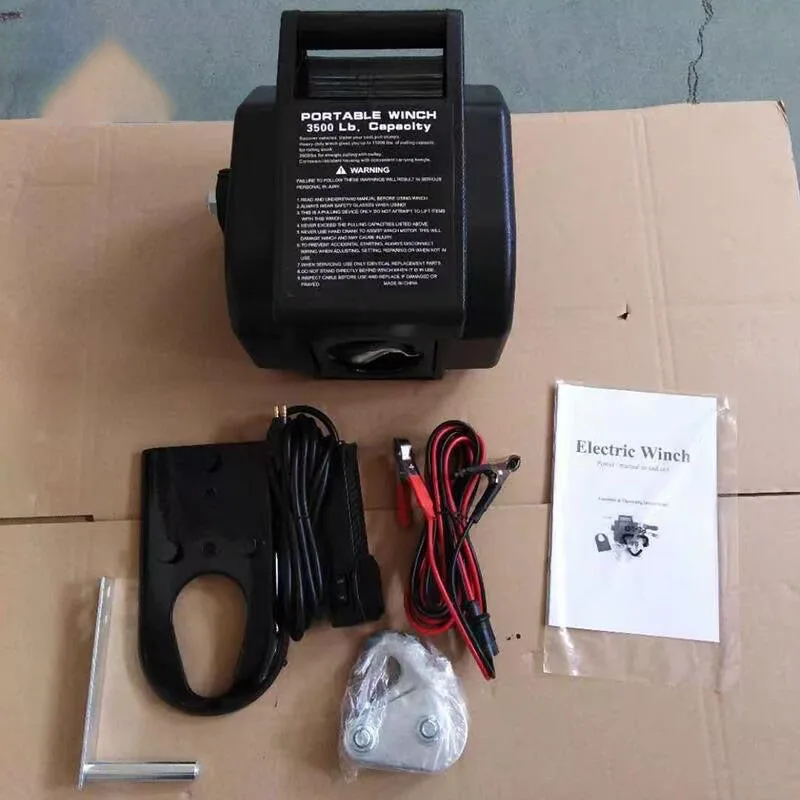 20262026Portable Wireless 12V Electric Winch 5000lbs for Marine Off-Road Vehicle Boat Self-Driving Equipment - Nautical & OuNEW