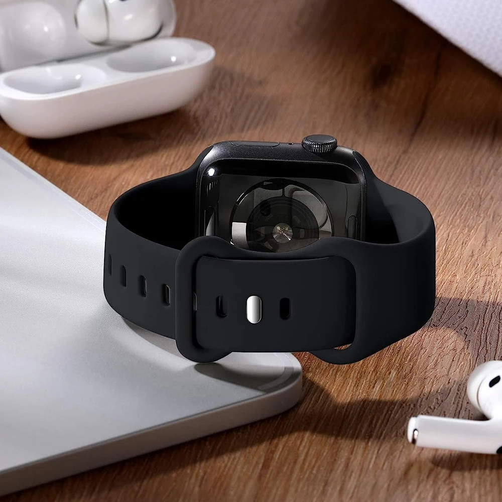 Ремешок для Apple Watch 44 мм, 45 мм, 41 мм, 46 мм, 42 мм, 40 мм, ультра 49 мм, аксессуары, браслет correa iWatch series 10 9 8 7 se 5 6 4