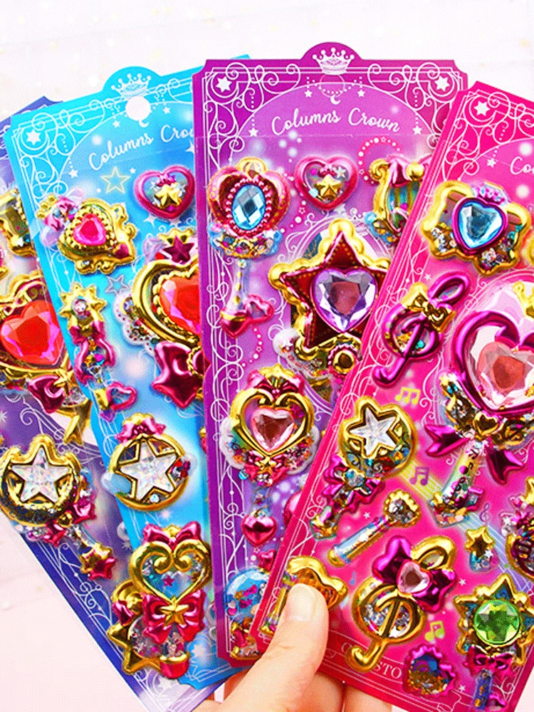 

3D наклейки на коробки DIY Sweety телефонные наклейки 4 листа/упаковка