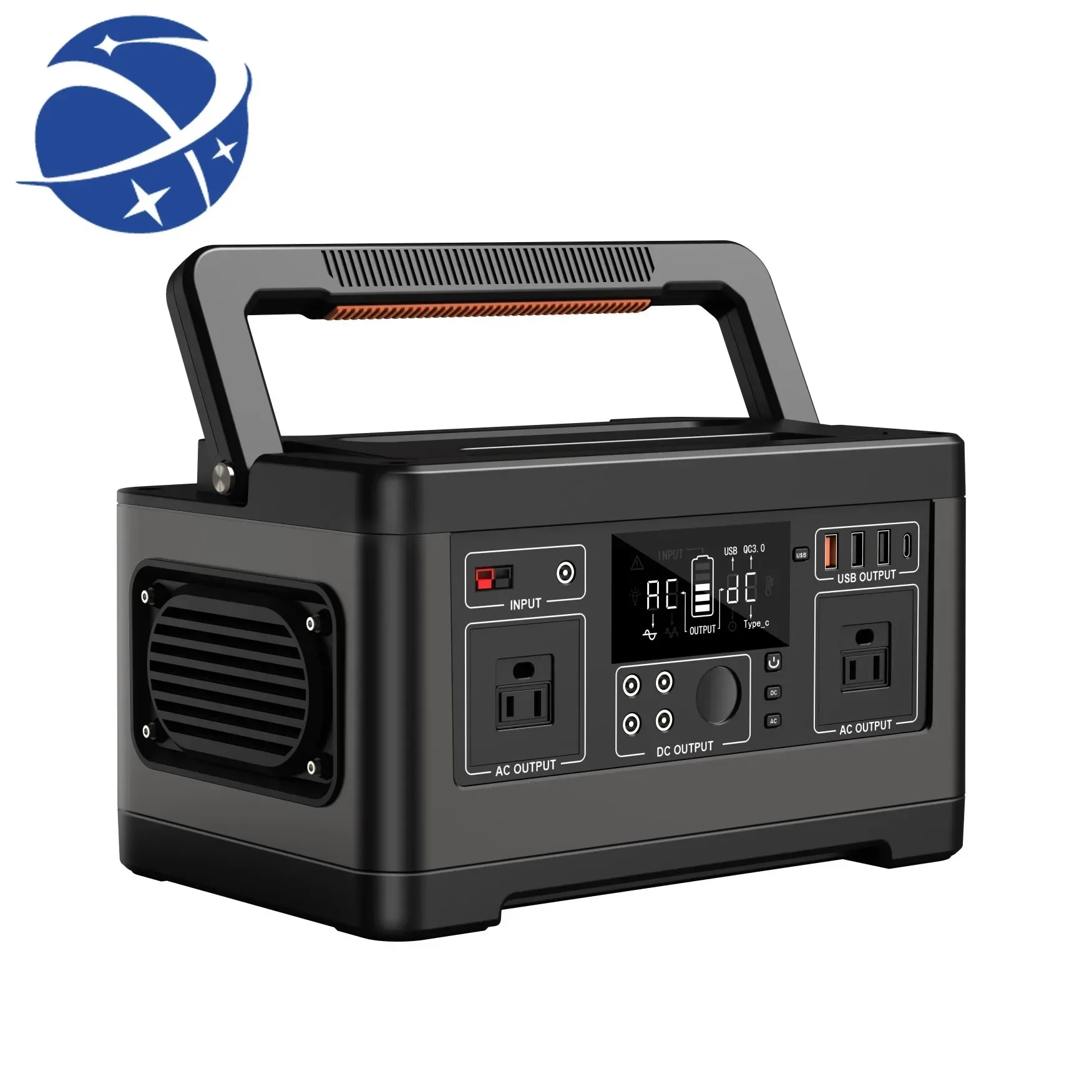 

yyhc 500W 520Wh 140400mAh Generator Mobile Lithium Battery Bank Portable Solar Power Station for Camping Road Trip