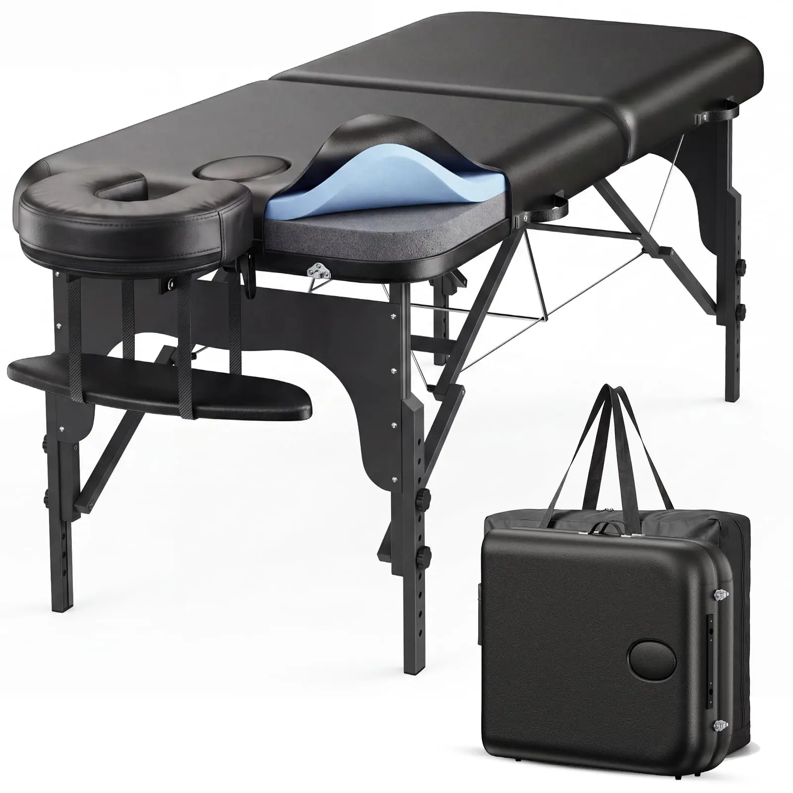 Massage Table Portable Wooden Lash Bed 30.7