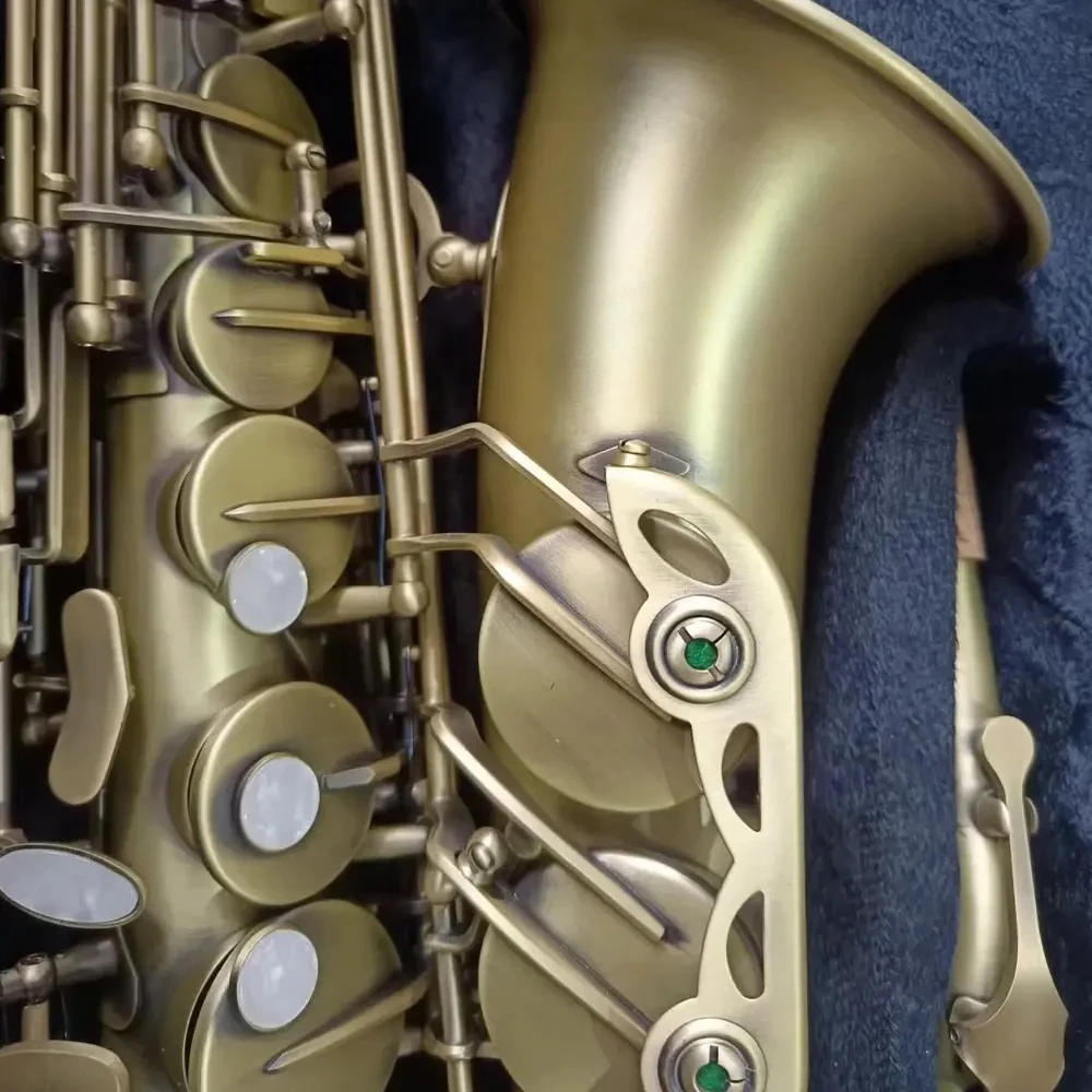 

2026 hot new Alto Saxophone E-flat Reference Antique Copper Professional Instrument With Case