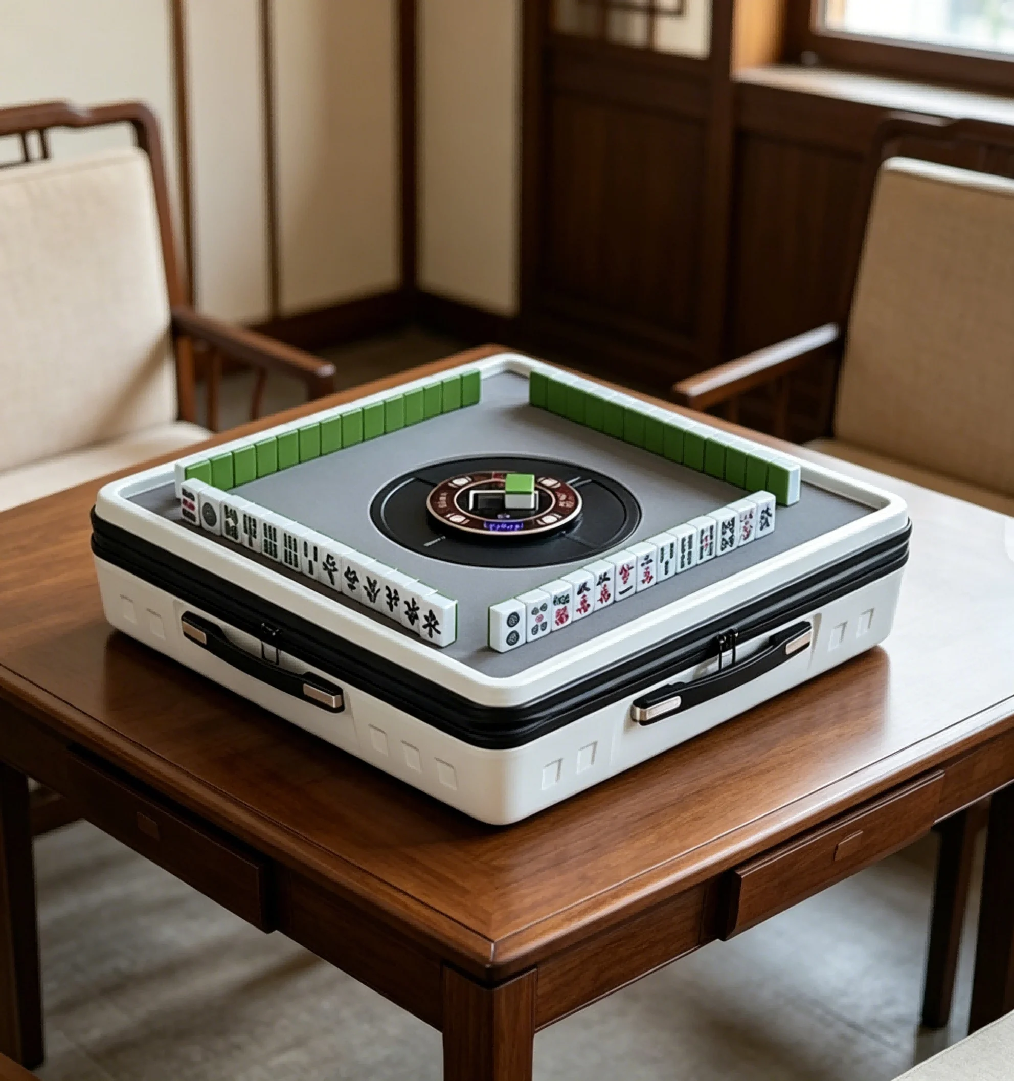 Pro-Grade Handheld Mini Mahjong Machine Eco-Friendly Battery Powered Casino Poker Entertainment Wild Sparrow Outdoor Use