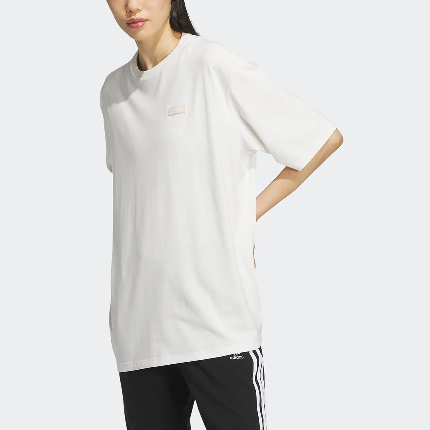 

Adidas Official Authentic Three Stripes 2023 Summer New Women's Printed Sport T-shirt IK8614