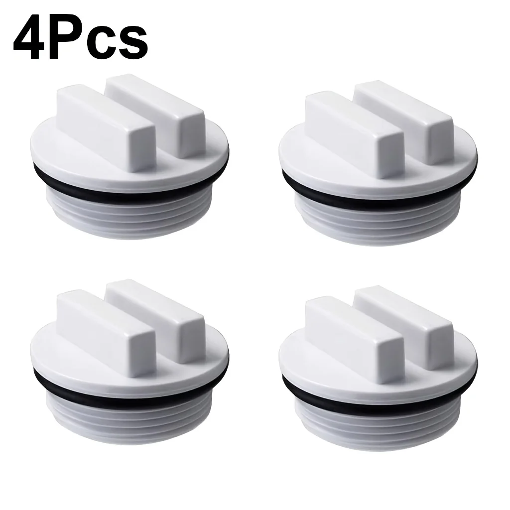2Pcs/4Pcs Pool Spa Winterizing Return Plug 1.5 Inch Thread Plastic Filter Drain Plug SP1022C Stopper With O-Ring Replacement Par