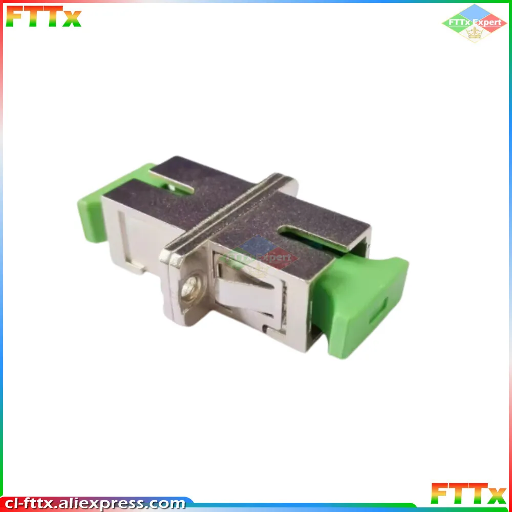 

100pcs New SC APC SC UPC Metal Optical Fiber Adapter Connector Flange Coupler Single Mode General Carrier Grade