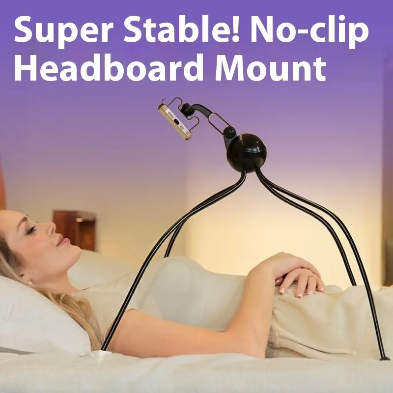 حامل هاتف السرير قابل للتعديل كسول حامل قوي كليب جبل الاستلقاء اللوحي قوس بطانية استخدام الراحة قبضة الفراش جهاز سحري #1