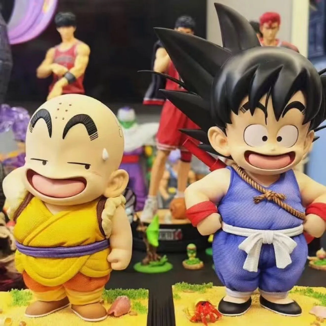 17 سنتيمتر لعبة دراغون بول أنيمي سون جوكو كريلين Kawaii الشكل غرفة نوم حالة زخرفة سيارة دمية نموذج حلية هدية عيد ميلاد #1