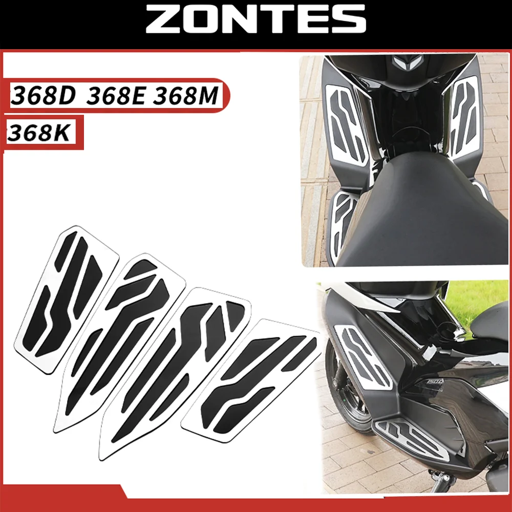 For Zontes 368K 368D 368E 368M Footrest Foot Rests Pegs Protector Pedals Boards Step Platforms Motorcycle Accesories K D M E 368
