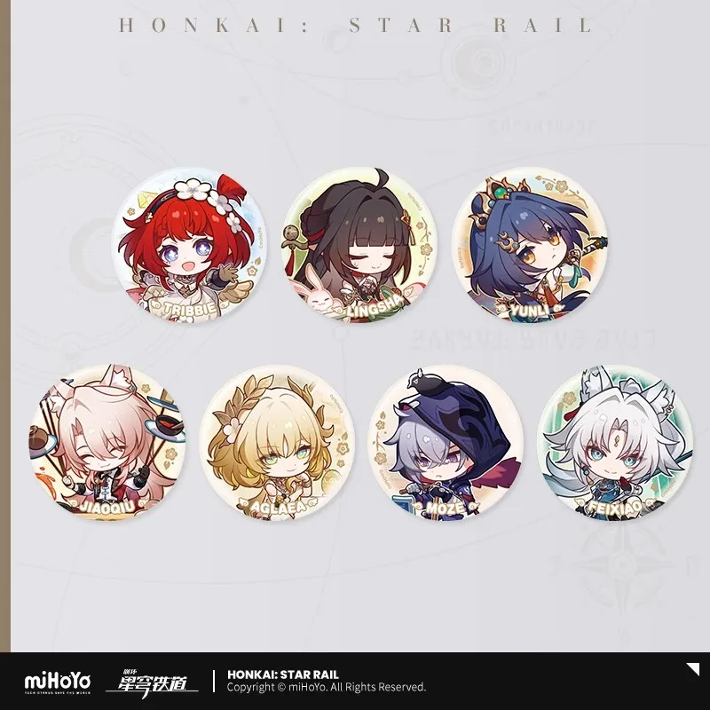 

Официальная серия miHoYo Honkai: StarRail Spring Festival Celebration, том 2, аниме, игровые товары, значок аксессуаров
