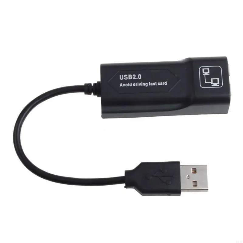 E1PF USB to Ethernet Adapter USB 2.0 to Ethernet LAN Networking Adapter 100Mbps RJ45