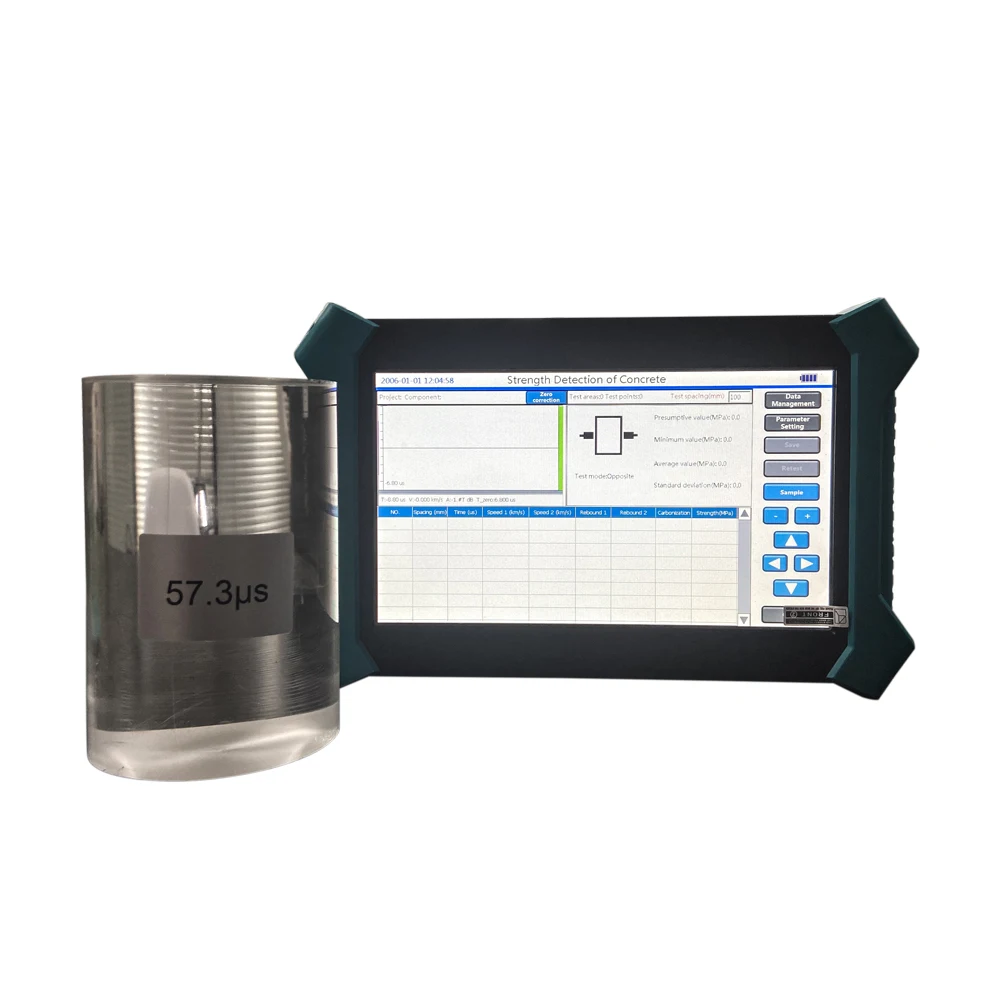 Professional ultrasonic pulse speed equipment for non-destructive testing