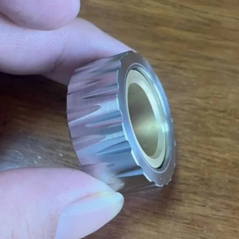 

Кольцо с трещоткой для шин, механический слайдер, EDC, толкающая пластина, маховик, игрушка для снятия стресса, защита от тревоги