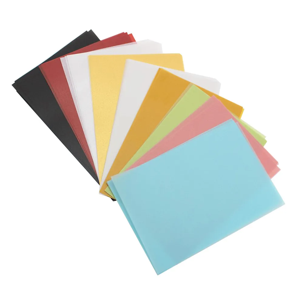 100Sheets Colored Tracing Paper Professional Grade Smooth Translucent Transfer Sketching Paper for Comics Illustrations DIY Art