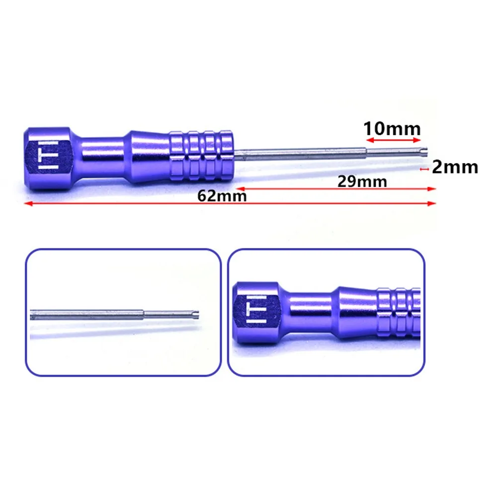 

Durable 6.2cm Technician Screwdriver Stainless Steel DIY Tool Kit Implant Multiple Color Screw Driver Dental Laboratory