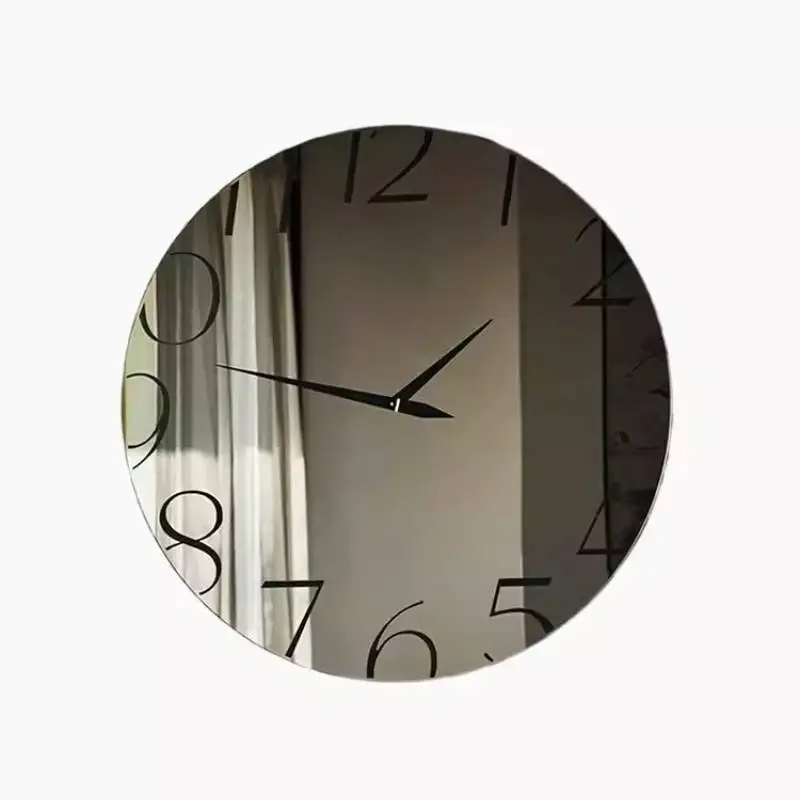 xx- Design Wall Clock Unusualhands Personalized Aesthetic Art Digital Wall Clock Luxury Silent Horloge Mural Room Decor^