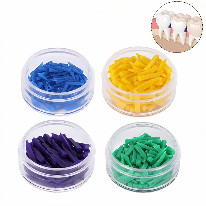 

100pcs/box Dental Wedges Disposable Tooth Gap Wedge Medical Grade Plastic Dentistry Supplies Dentist Tools Oral Care Accessories