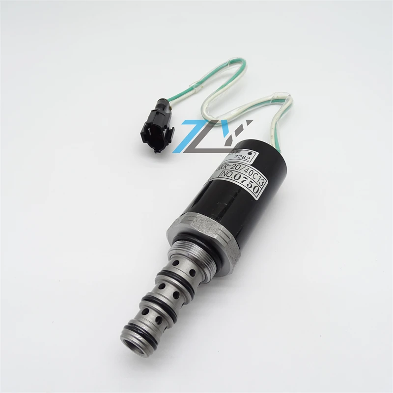 Excavator SKX5P-17-210 Hydraulic Solenoid Valve Spare Part KDRDE5KR-2040C13-203A KDRDE5KR-20/40C13-203A