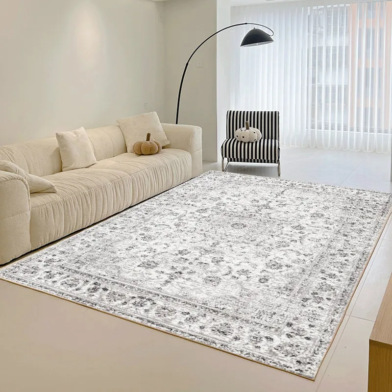 American retro carpet living room French medieval high-end light luxury large area sofa coffee table blanket Persian bedroom flo