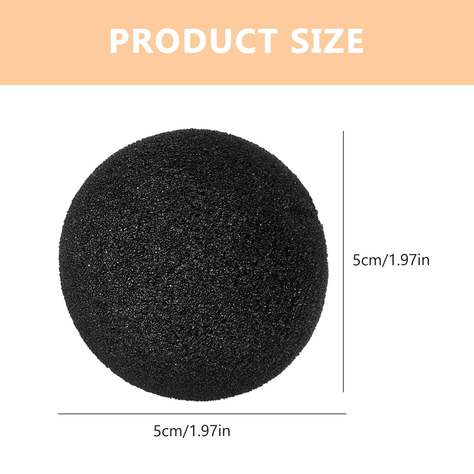 50 Uds. Narizes de payaso de esponja duraderas para pelotas de disfraces, fiestas, actuaciones en escenario, esponja de payaso de Navidad y Halloween