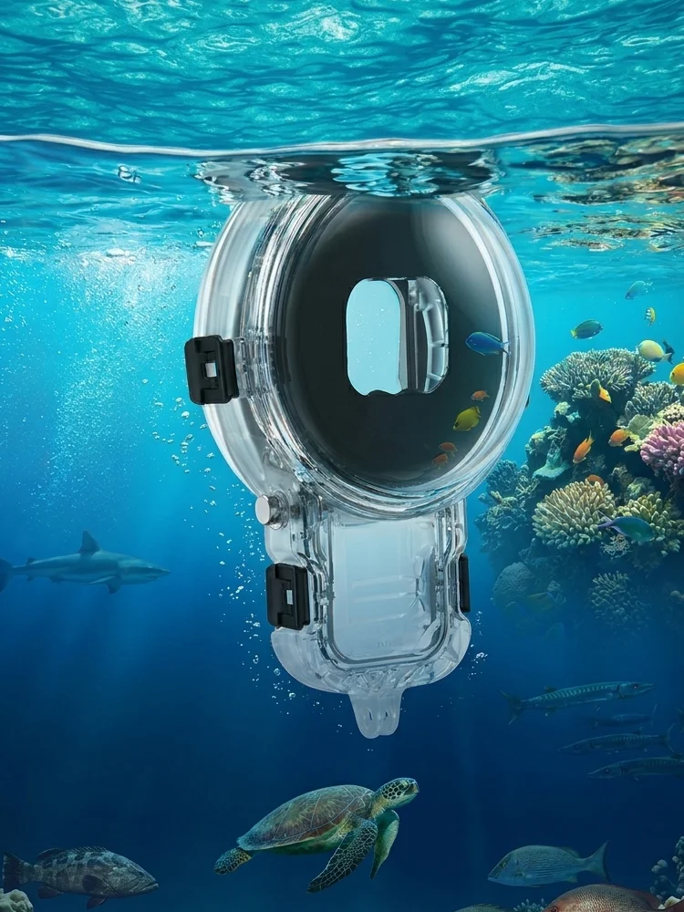 Niewidoczna obudowa do nurkowania Insta 360 X5 Pro, wodoodporna obudowa chroniąca przed pryskaniem, podwodna obudowa ochronna do Insta360 X5, akcesoria. — zdjęcie produktu 7