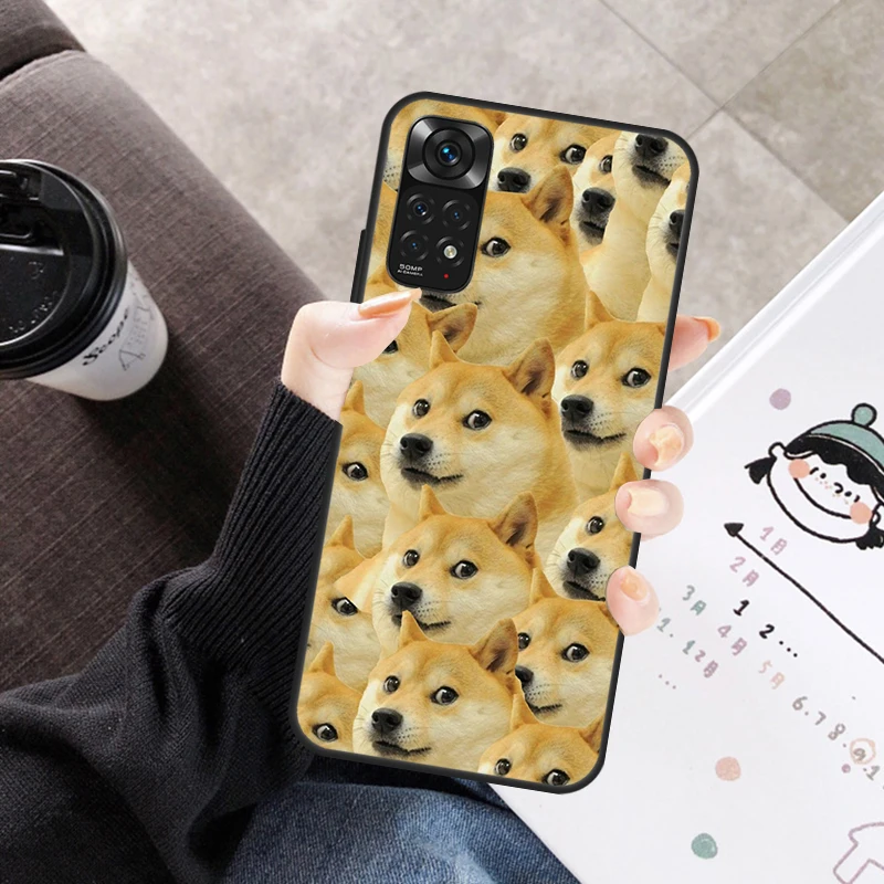 Động Vật Shiba Inu Chó Cho Redmi Note 10 Pro Ốp Lưng Cho Redmi Note 9 8 11 Pro 11S 10S 9S 8T 9A 10A 10C Bao Bọc Điện Thoại