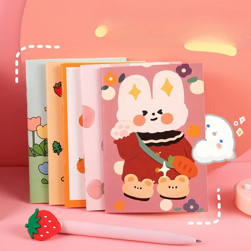 Cute Cartoon Mini Notebook 32 Pages School Office Stationery Gift