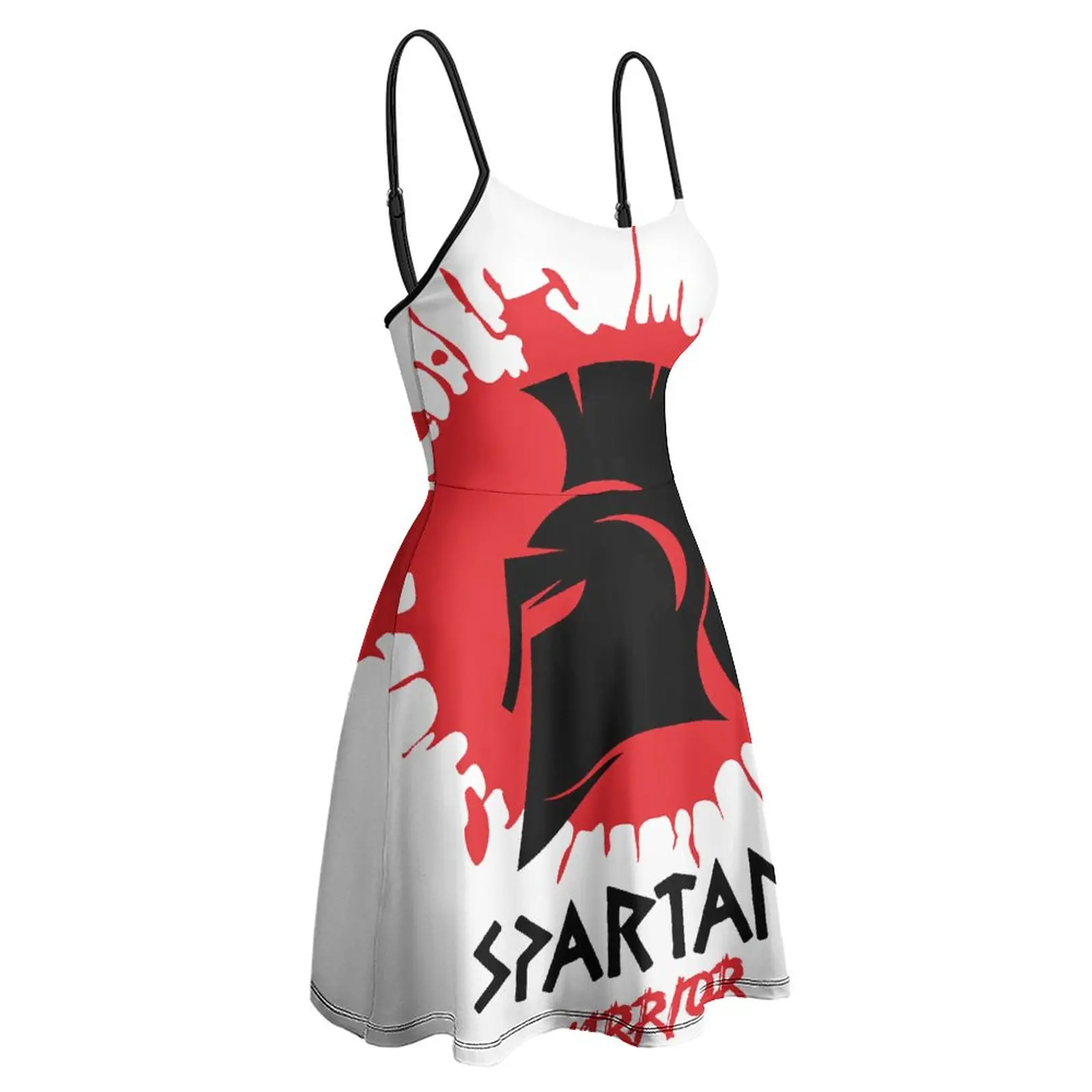 Sexy Spartan Sparta Warrior Helmet 20 Women's Sling Dress Humor  Vacations  Woman's Dress Strappy Dress Top Quality