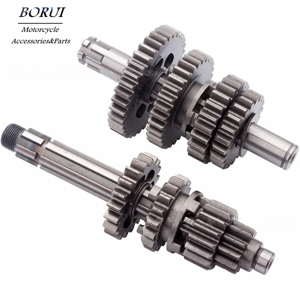 

Main and Auxiliary Shaft Gear Assembly for Yin Xiang YX 140cc 150cc 160cc Engine Pit Dirt Bike Motocross