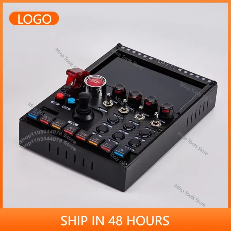 2026 Factory Direct Sales SIMX 7-inch Instrument RGB Central Control Box PRO Version Racing Simulator Control Box For