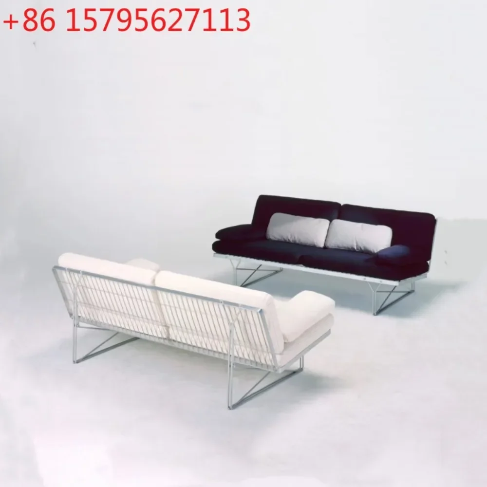 Bauhaus style stainless steel frame 1985Moment replica medieval