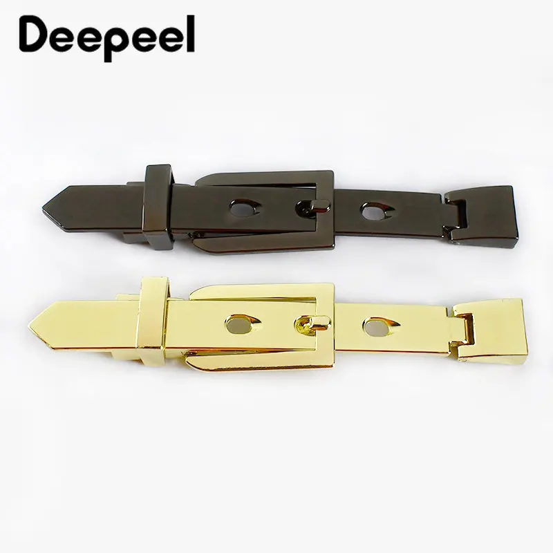 2/4Pcs Deepeel Handbag Hardware Accessories Metal Bag Belt Pin Buckle for DIY Sewing Bags Decor Clothing Adjust Leather Craft