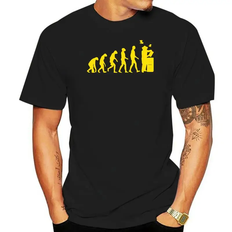 2022 Kurzarm T-Shirt The Evolution of Beewhisperer Imker Bienenflusterer