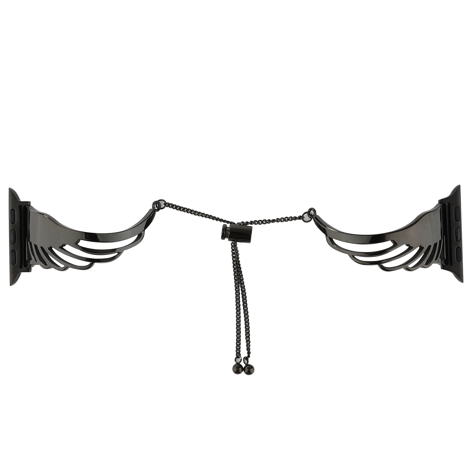 حزام ل سوار ساعة أبل الجناح جوفاء من الفولاذ المقاوم للصدأ الفرقة ل 49mm45mm44mm42mm41mm40mm38mm الصلب حزام ل Iwatch