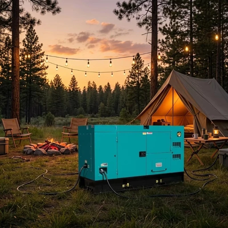 TheCummins 40kW 50kVA 44kw 55kva Soundproof Silent   Generator with ATS 3 Phase 400V for School Office Farms Home CE ISO