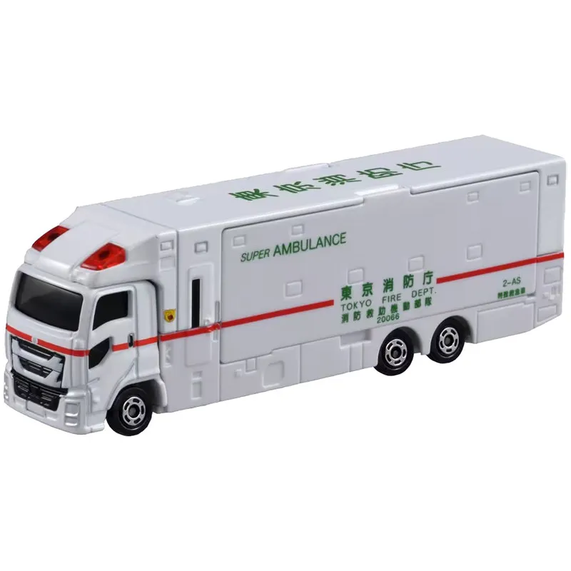 

TOMY Simulation Alloy Car Model Tomica Cars Toys For Boys Car No. 144 Tokyo Fire Department Super Ambulance 270072