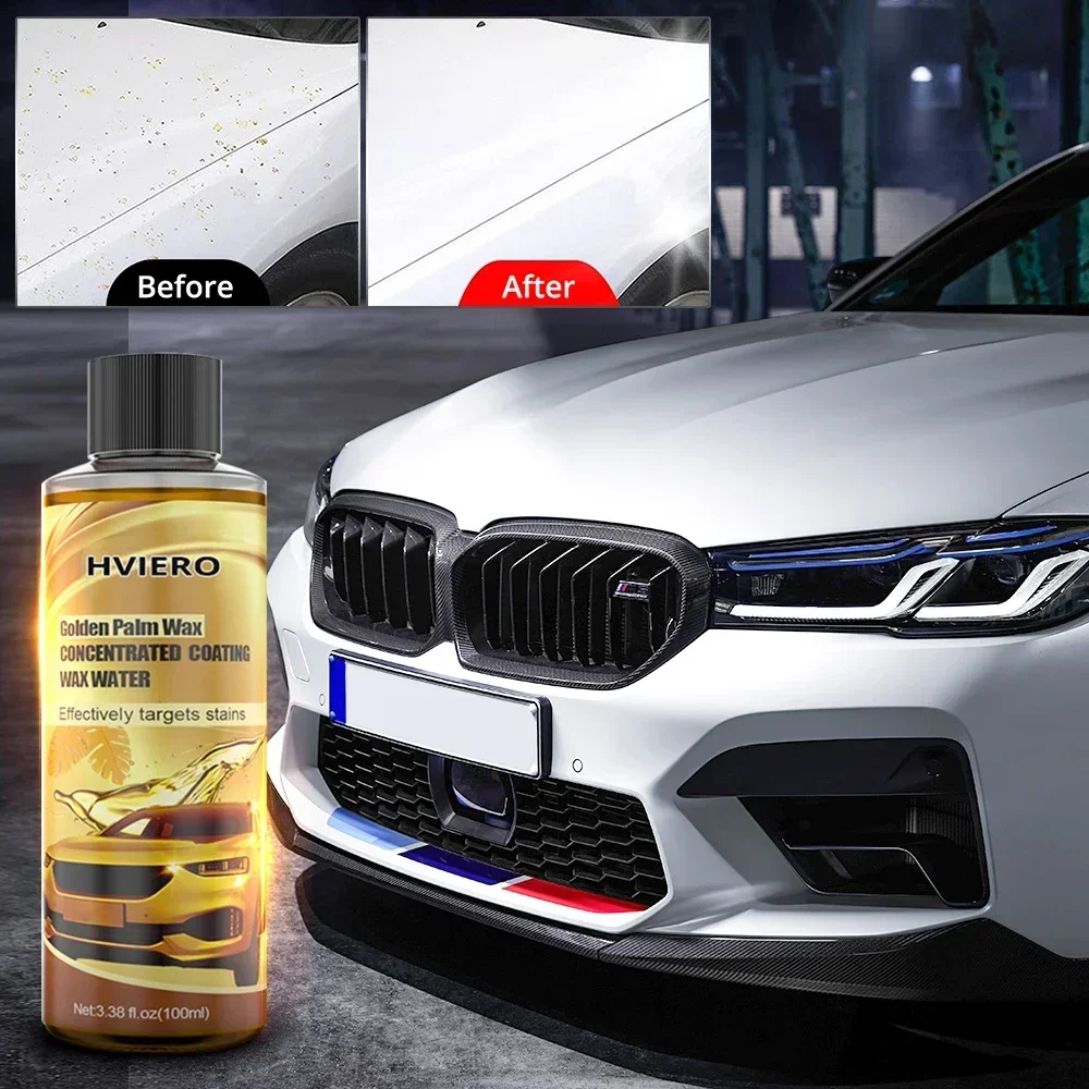 Golden Carnauba 3 Into 1 Washing Waxing Polishing Pastes Hydrophobic Quick Coat Kits Dropshipping Maintenance Paint Automobiles