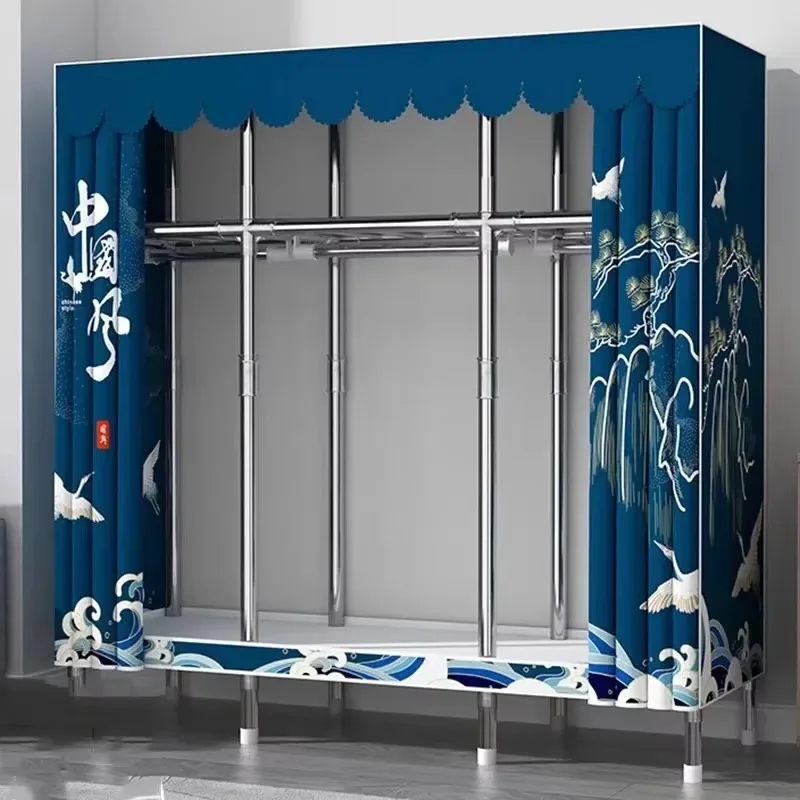 【Nuevo】Armario Plegable de Tamaño Completo para Niñas, Armario de Plástico para Dormitorio, Armario Apilable Pequeño y Estético, Ropero Armable para el Hogar