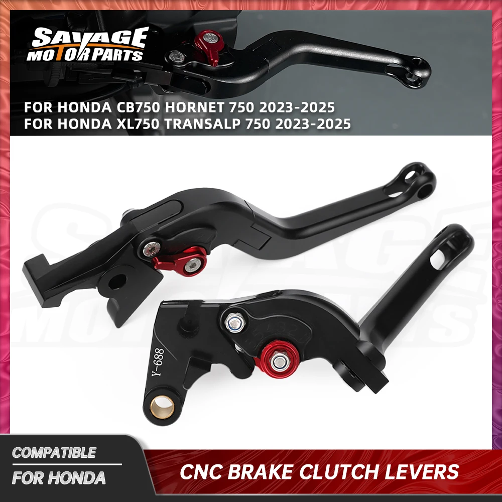 

2025 CB750 XL750 Folding Brake Clutch Levers For Honda Hornet 750 Transalp 750 2023 Motorcycle CNC Adjustable Control Handles