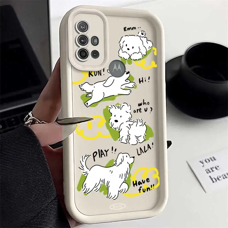 G30 Joyful Pets Sky Eye Ladder Phone Case For Motorola Moto G84 G64 G54 G53 G34 G30 G24 G22 G20 G14 G10 G04 G04S Cover