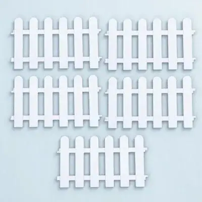 

5 шт. Декоративные высокие ограждения для газона и патио, барьер для животных, ландшафтные декоративные бордюры, имитация забора из штакетника