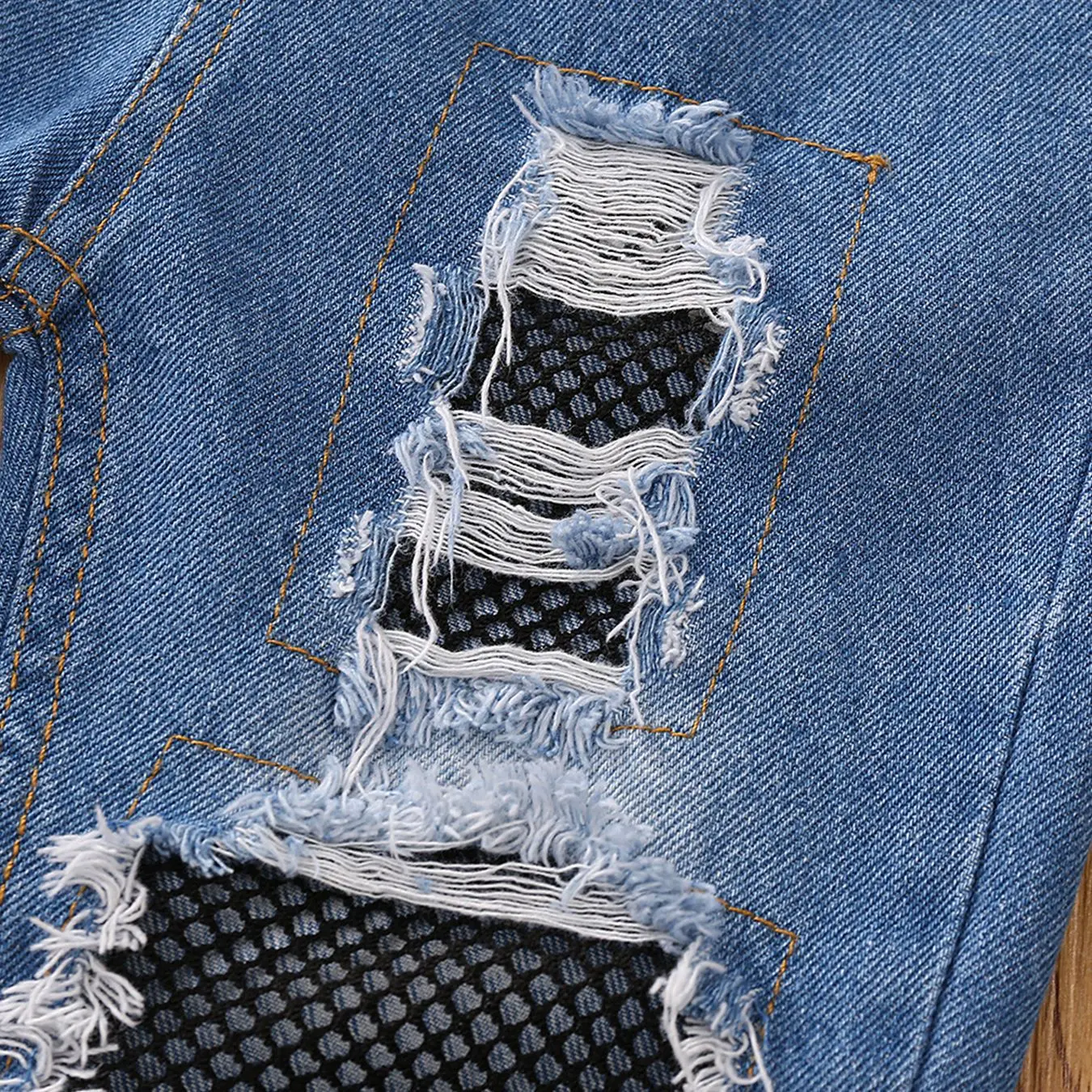 Mädchen Jeans Kinder Junge Hose Frühling Herbst 2023 neue Mode Kinder gebrochenes Loch Hose 3 4 5 7 Jahre Kleinkind Jeans hose