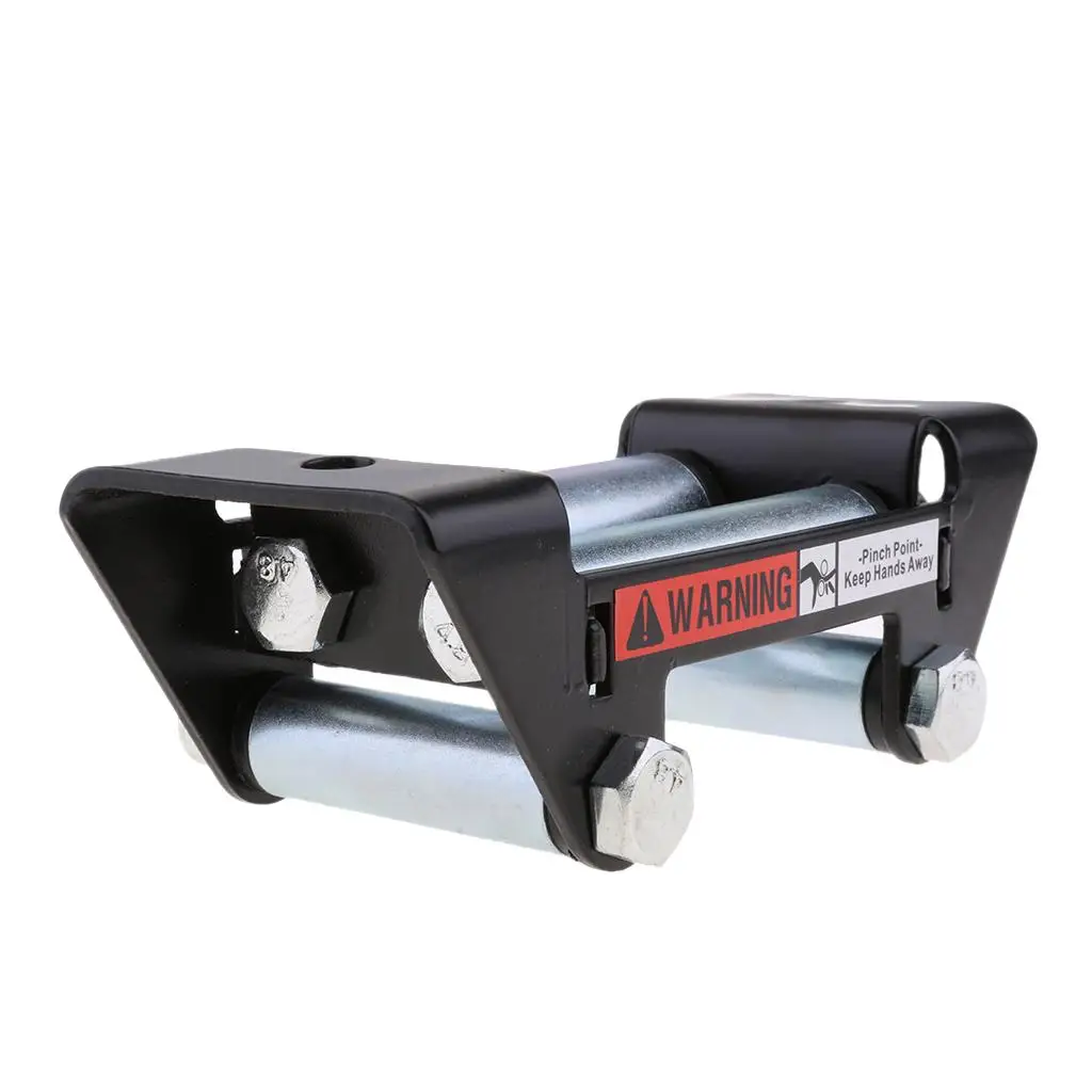 Metal Wire Rope Roller Fairlead Powder Coated Guide for ATV UTV Winch Stainless Rollers Manual Rope Winch Helper