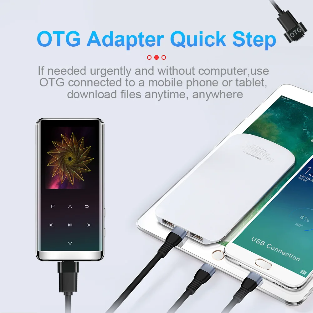 

Advanced MP3 Player with Dual Mic Recording, Bluetooth Connectivity AVI Video Playback, TXT E-Book Reader, and Built-in FM Tuner