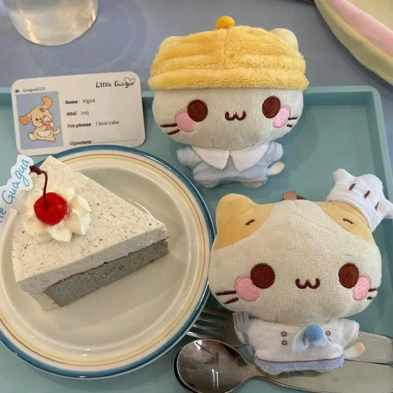 Kawaii Mashumaro ألعاب من نسيج مخملي المفاتيح الكرتون أنيمي حقيبة الظهر سستة قلادة لطيف دمية الديكور هدايا عيد ميلاد للبنين والبنات #3